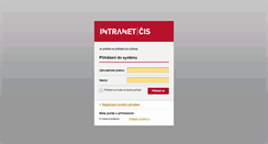 Desktop Screenshot of cis-intranet.cz